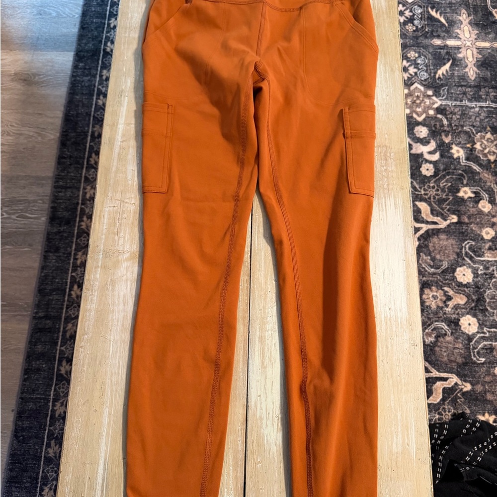 Avalanche Dark Orange Leggings Small